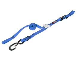 SpeedStrap 1″ x 6′ Cam-Lock Tie Down with Snap S-Hooks and Soft-Tie (Blue) 13702