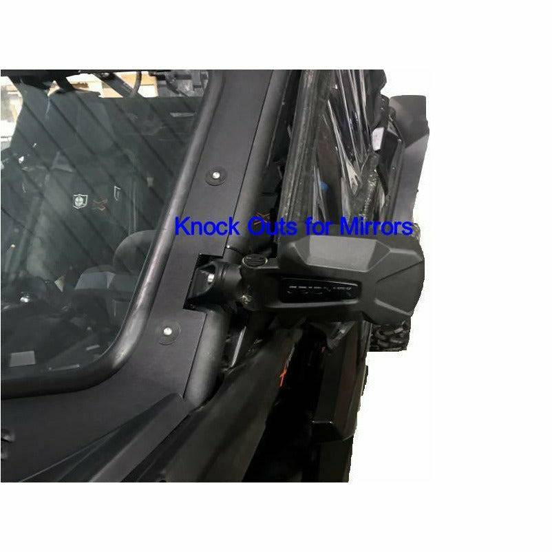 Extreme Metal Products Can Am Maverick X3 Laminated Glass Windshield with Slide Vent