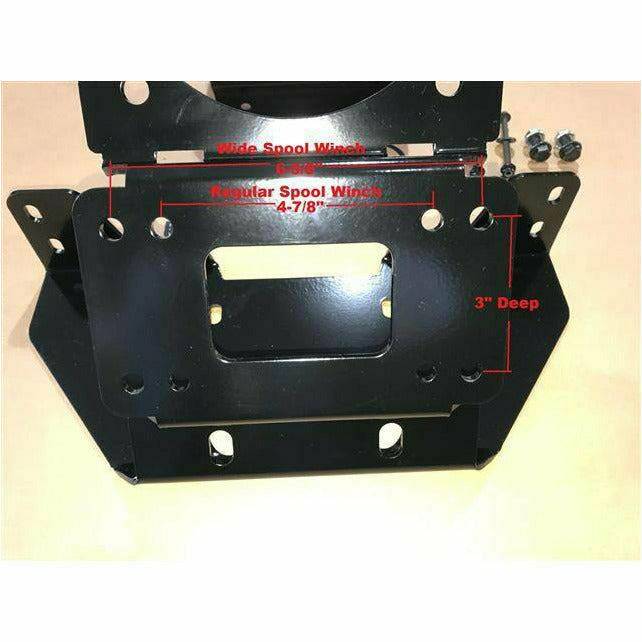 Extreme Metal Products Can Am Maverick X3 Winch Mount Bulkhead
