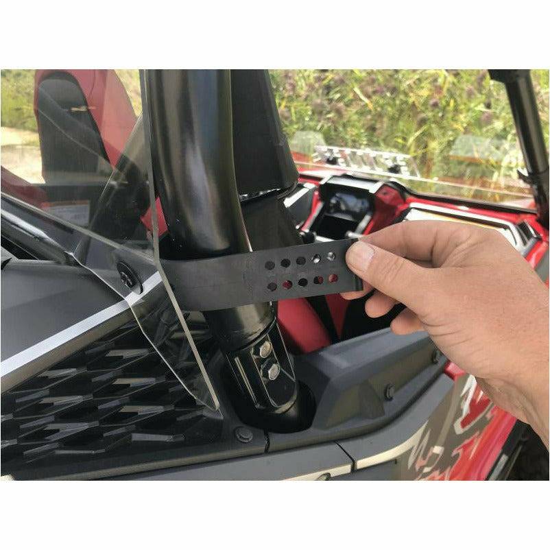 Extreme Metal Products Honda Talon Rear Windshield with Vent