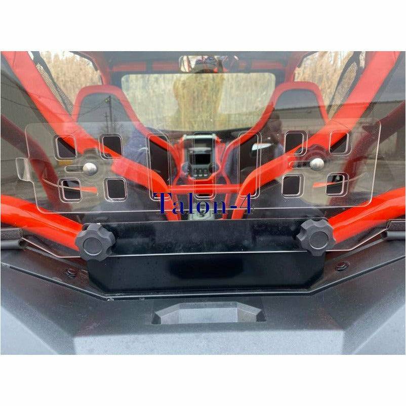 Extreme Metal Products Honda Talon Rear Windshield with Vent