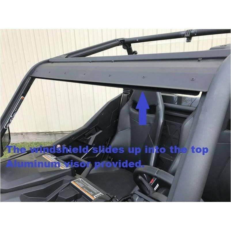 Extreme Metal Products Can Am Commander / Maverick Hard Coated Polycarbonate Windshield