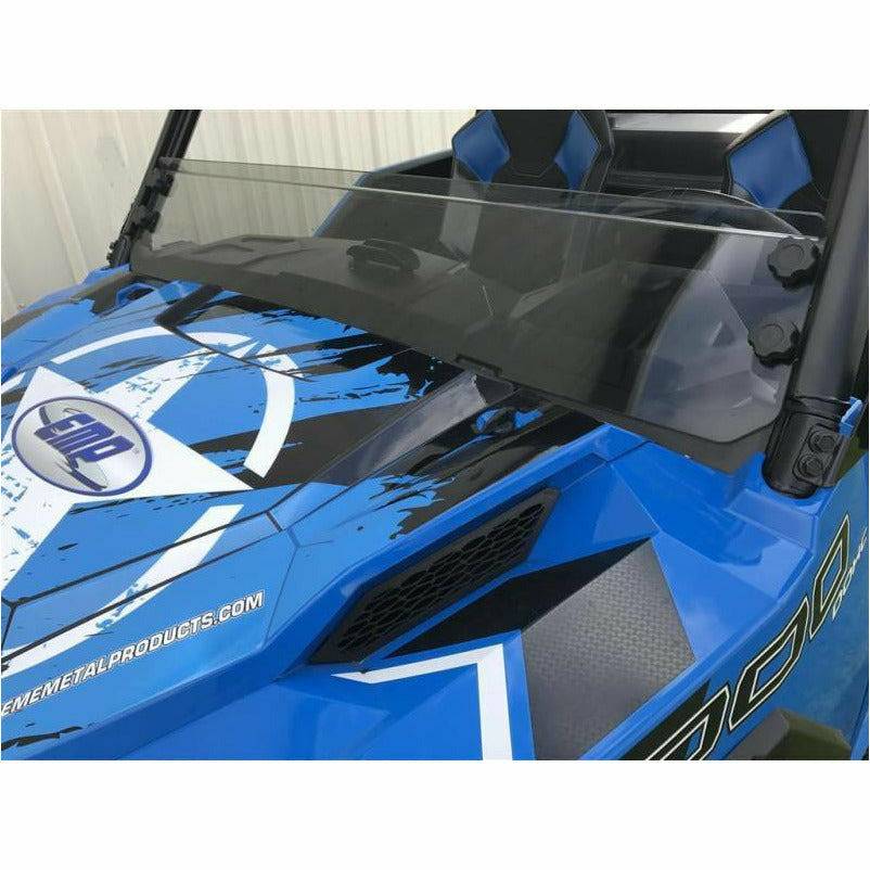 Extreme Metal Products Polaris General Tinted Half Windshield
