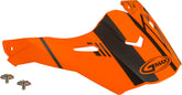 VISOR W/SCREWS EPIC MATTE NEON ORANGE/BLACK AT-21S