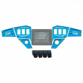 50 Caliber Racing Polaris RZR 6 Piece Dash Panel Digital GPS