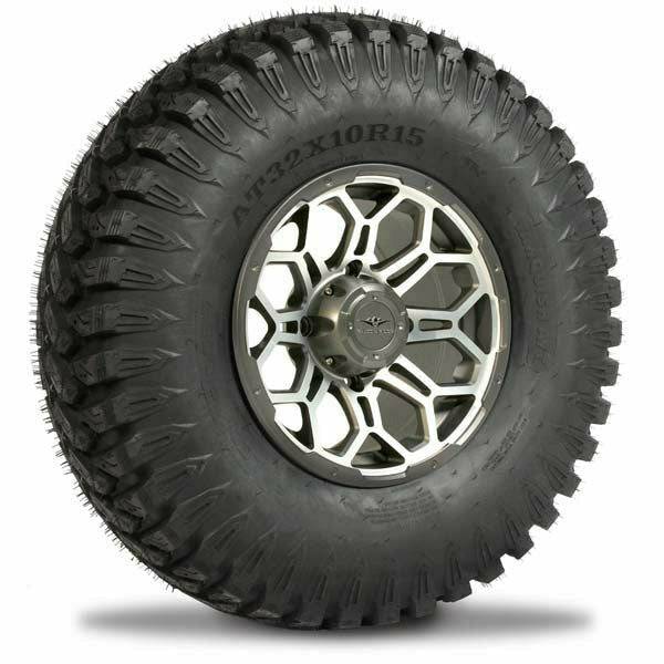 Falcon Ridge Vanquish Tire + HC-8S (Gray/Silver) Mounted Set