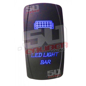 Blue LED Light bar rocker switch 