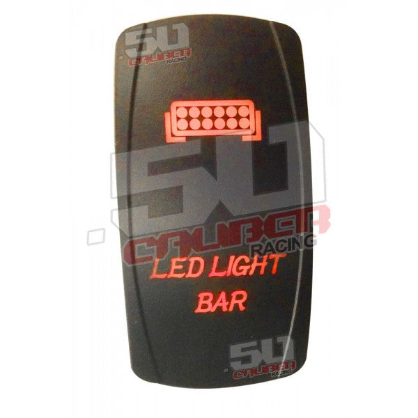 Orange LED Light bar rocker switch 