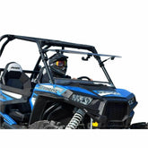 SuperATV Polaris RZR XP Turbo Scratch Resistant Flip Windshield