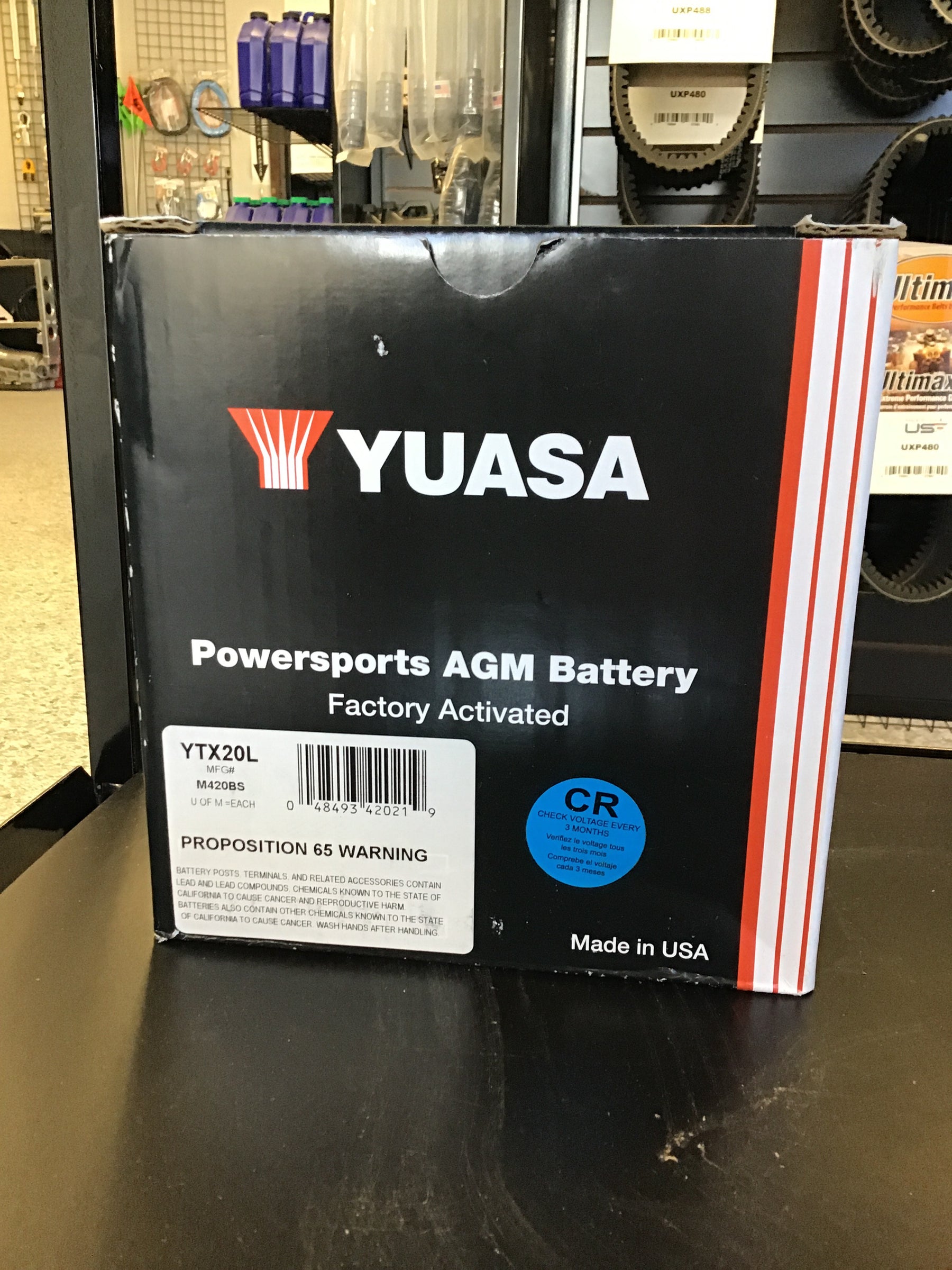 Battery Yuasa YTX20L 2113-0103