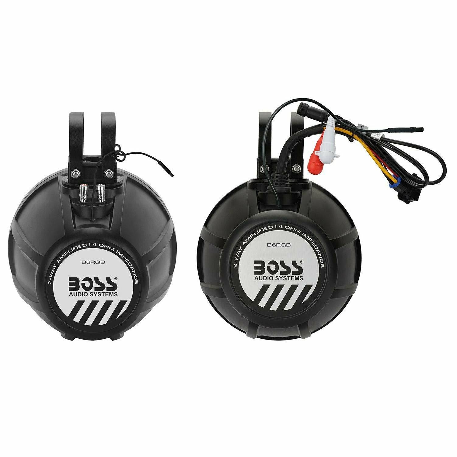 Boss 6.5" Amplified 500W Bluetooth RGB Speaker Pods (Pair)