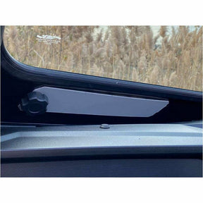 Extreme Metal Products Kawasaki KRX Laminated Glass Windshield with vents (DOT Rated)