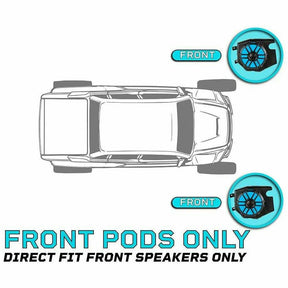 Memphis Honda Talon Front Speaker Pods