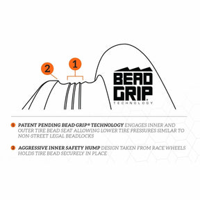 Method Race Wheels 409 Bead Grip (Steel Grey)