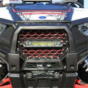 ModQuad Polaris RZR Front Grill with 10‚Ä≥ Light Pocket