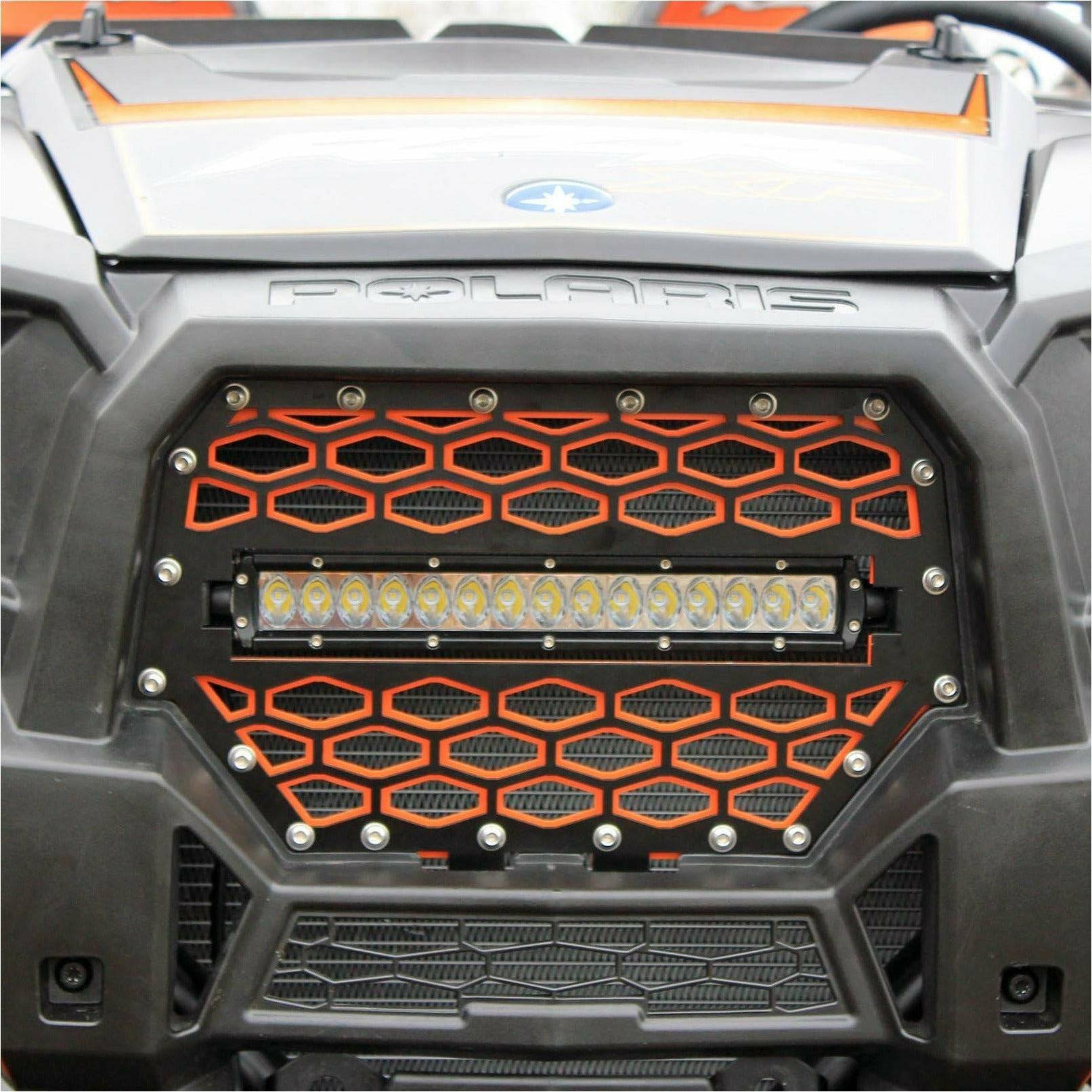 ModQuad Polaris RZR Front Grill with 10‚Ä≥ Light Pocket