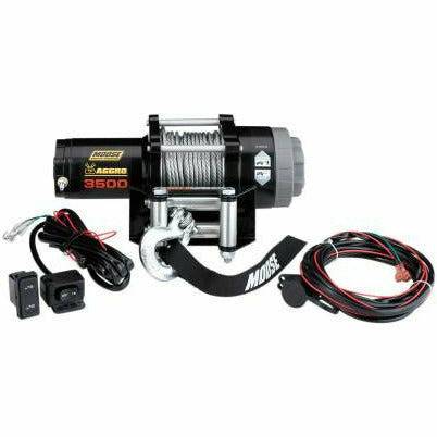 Moose Utility 3500 lb Aggro Winch - Wire Rope