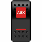 Moose Utility AUX Rocker Switch (Red)