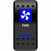 Moose Utility Fan Rocker Switch (Blue)