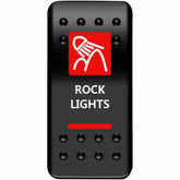 Moose Utility Rock Lights Rocker Switch (Red)