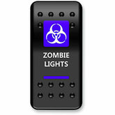 Moose Utility Zombie Lights Rocker Switch (Blue)