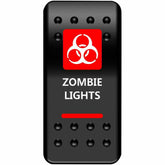 Moose Utility Zombie Lights Rocker Switch (Red)