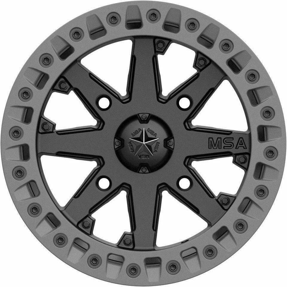 MSA Wheels M31 LOK2 Wheel (Satin Black/Matte Gray)