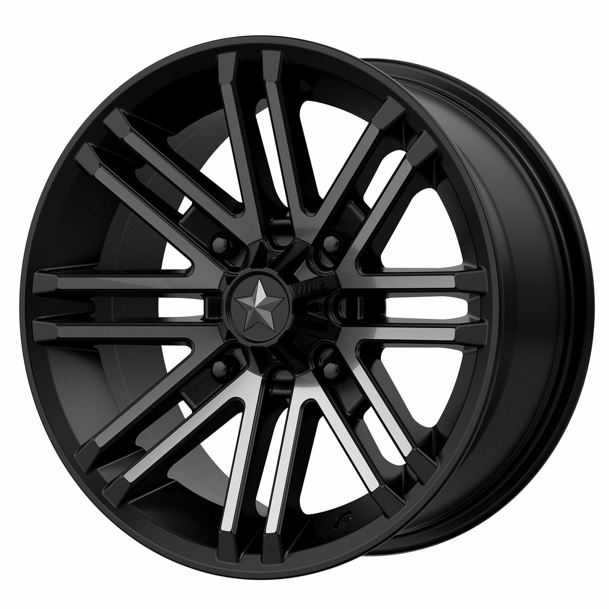 MSA Wheels M40 Rogue Wheel (Satin Black/Titanium Tint)
