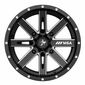 MSA Wheels M41 Boxer Wheel (Gloss Black Milled)