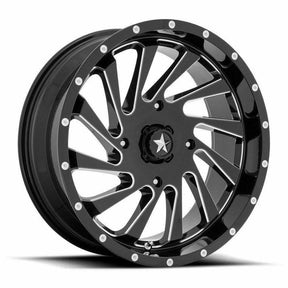 MSA Wheels M46 Blade Wheel (Gloss Black Milled)