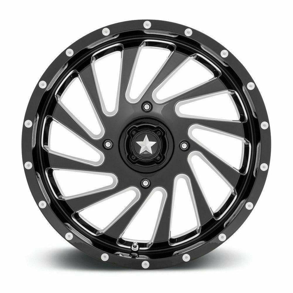 MSA Wheels M46 Blade Wheel (Gloss Black Milled)