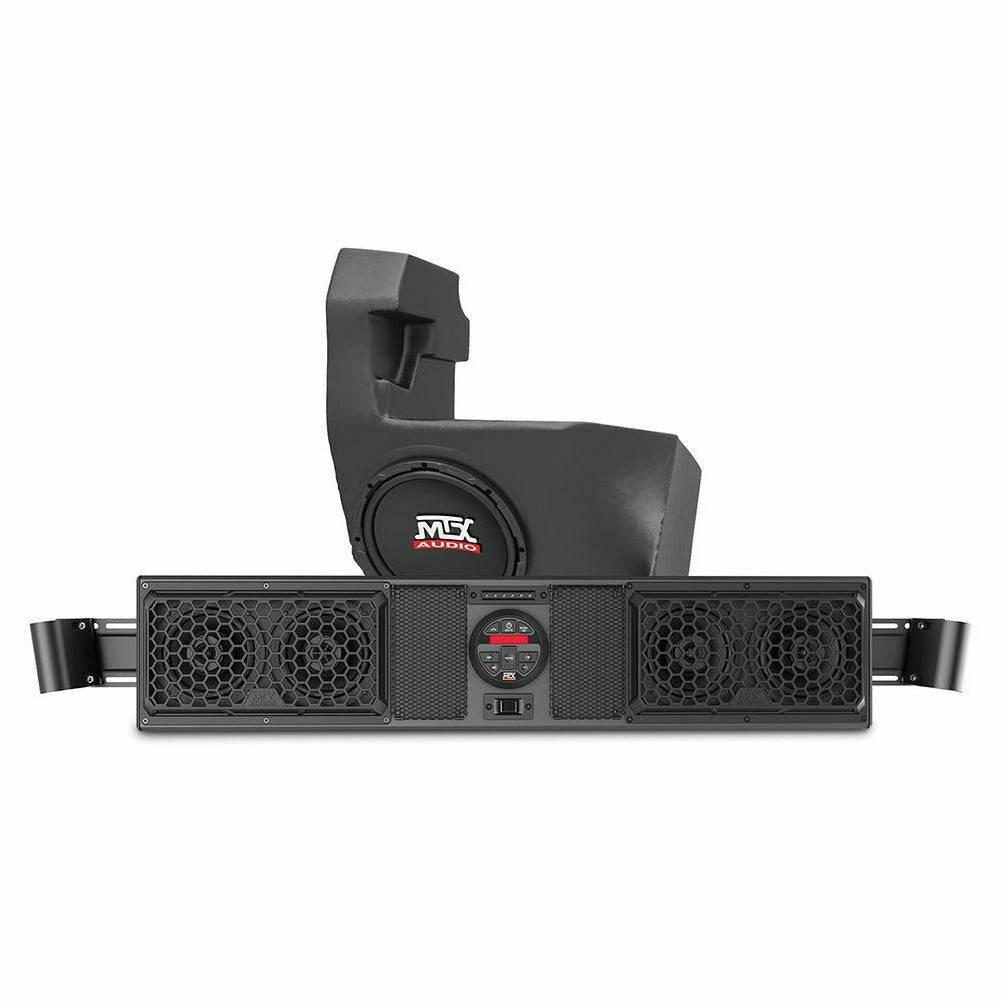 MTX Audio Can Am Maverick Bluetooth Overhead Sound Bar and Amplified Subwoofer