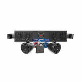 MTX Audio Can Am Maverick Bluetooth Overhead Sound Bar with 2 Amplified Cage Mount Speakers