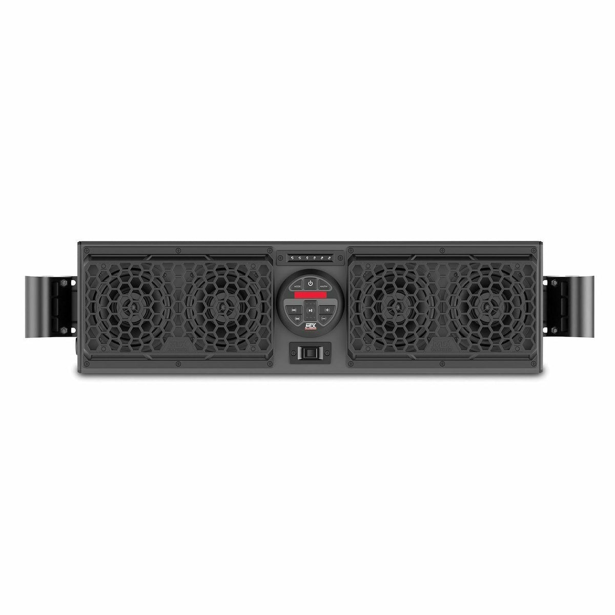 MTX Audio Polaris RZR Bluetooth Overhead Sound Bar with 2 Amplified Cage Mount Speakers & Subwoofer