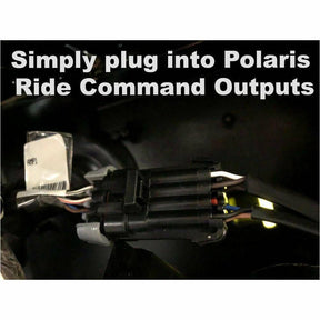 UTV Stereo Polaris RZR Ride Command Harness with Regulated Remote Output