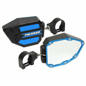 Pro Armor Side View Mirrors 1.75" Clamp