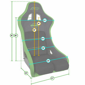 PRP Bravo Composite Seat