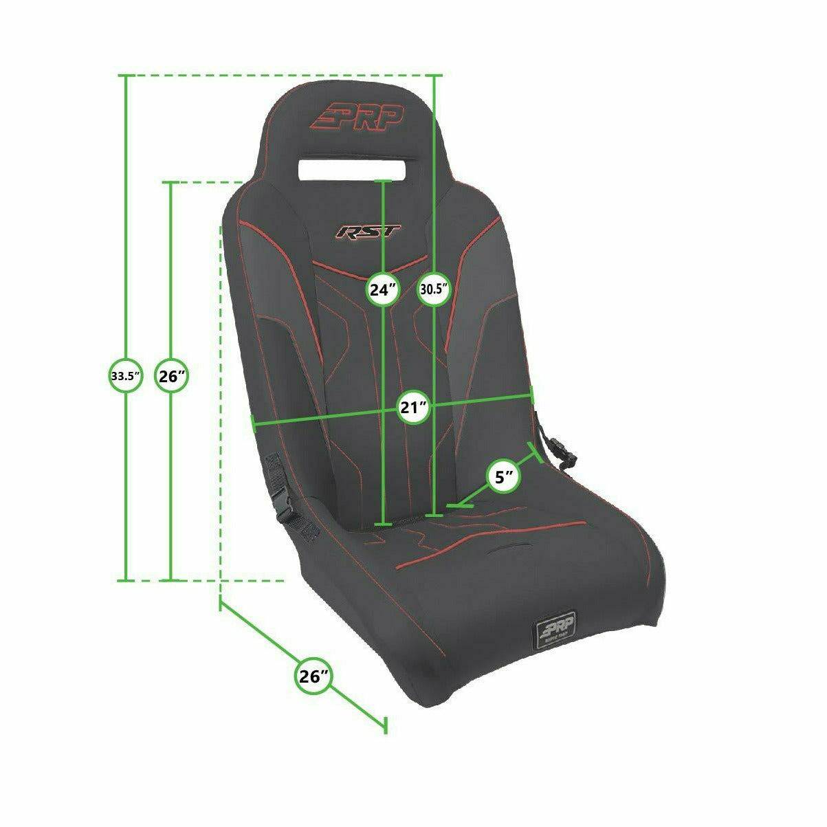 PRP Polaris RZR RST Suspension Seat