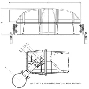 Can-Am Maverick X3 Roll Bar Particle Separator (2017+)