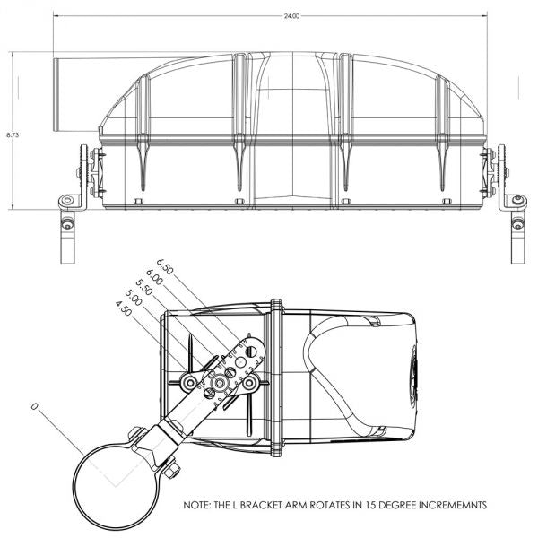 Polaris RZR XP 1000 Roll Bar Particle Separator (2014+)