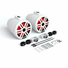 Rockford Fosgate M2 10" Color Optix 2-Way Horn Loaded Tower Speakers (White)