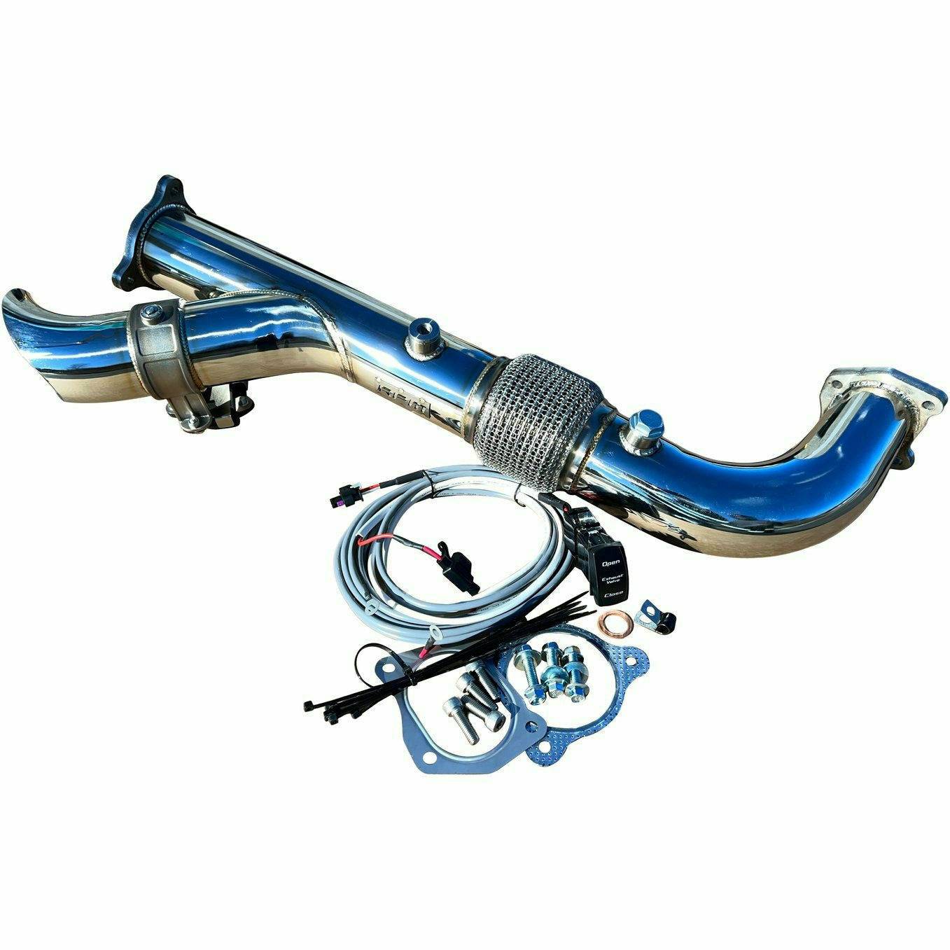 RPM Powersports Polaris RZR Turbo 3" Electric Side Dump Exhaust