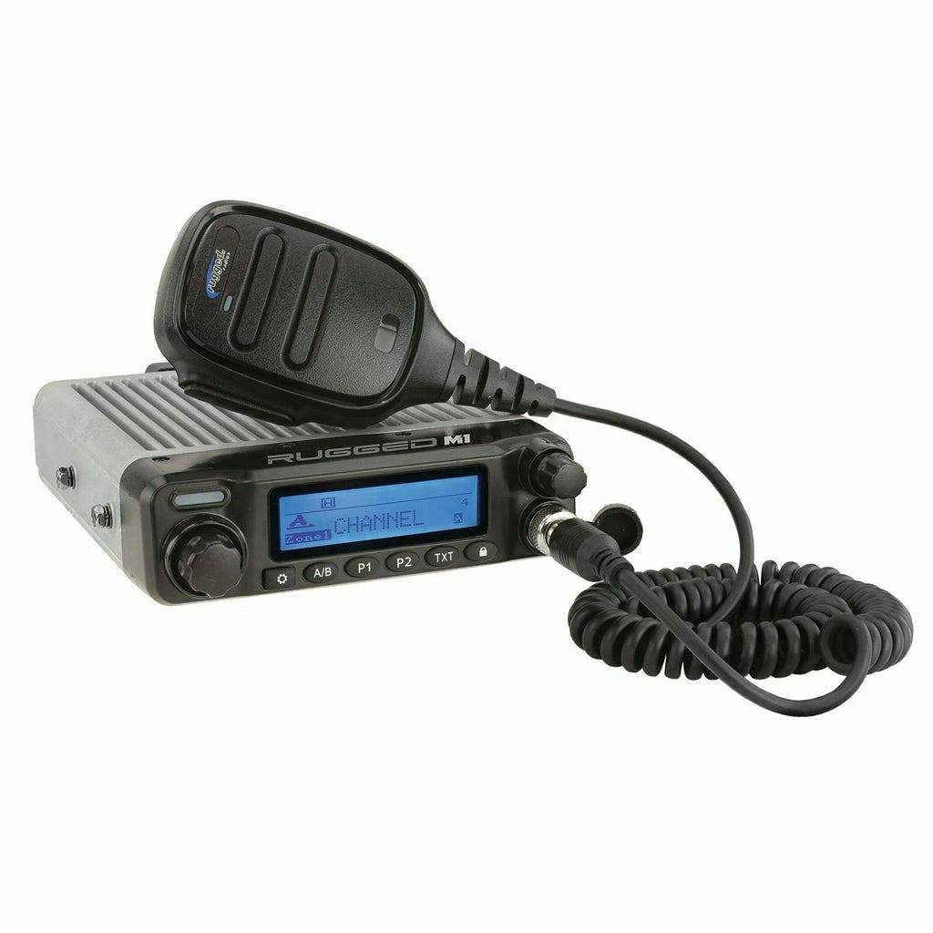 Rugged Radios 2 Person 696 Complete Communication System with Alpha Bass Headsets