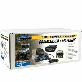 Rugged Radios Can Am Commander Complete UTV Communication Kit with Dash Mount