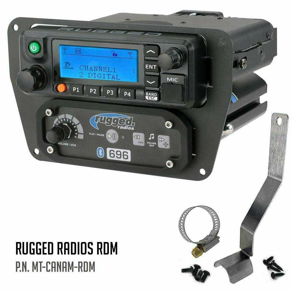 Rugged Radios Can Am Commander Mount with Support Brace
