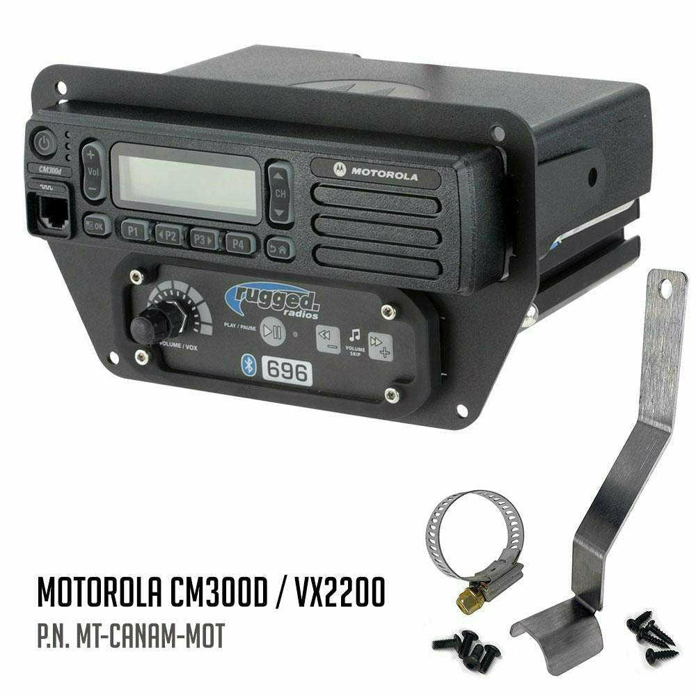 Rugged Radios Can Am Commander Mount with Support Brace