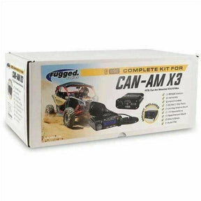 Rugged Radios Can Am Maverick X3 Complete UTV Communication Kit with Top Mount