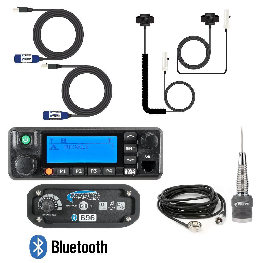 RRP696 2 Person Bluetooth Intercom Builder Kit with Digital Radio   696-2P-RDM