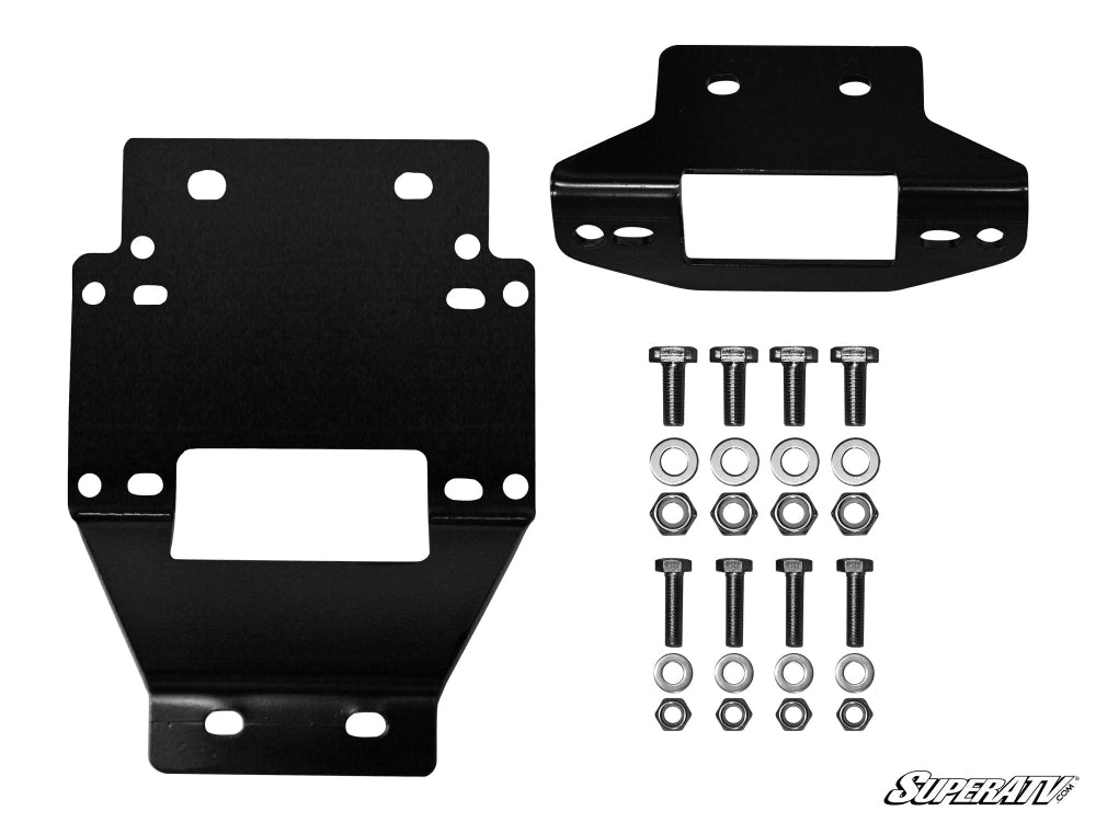 POLARIS RZR XP 900 WINCH MOUNTING PLATE  WM-P-RZRXP-4500#XL