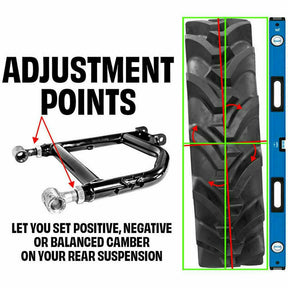 S3 Power Sports Can Am Defender Rear Upper Adjustable A-Arms